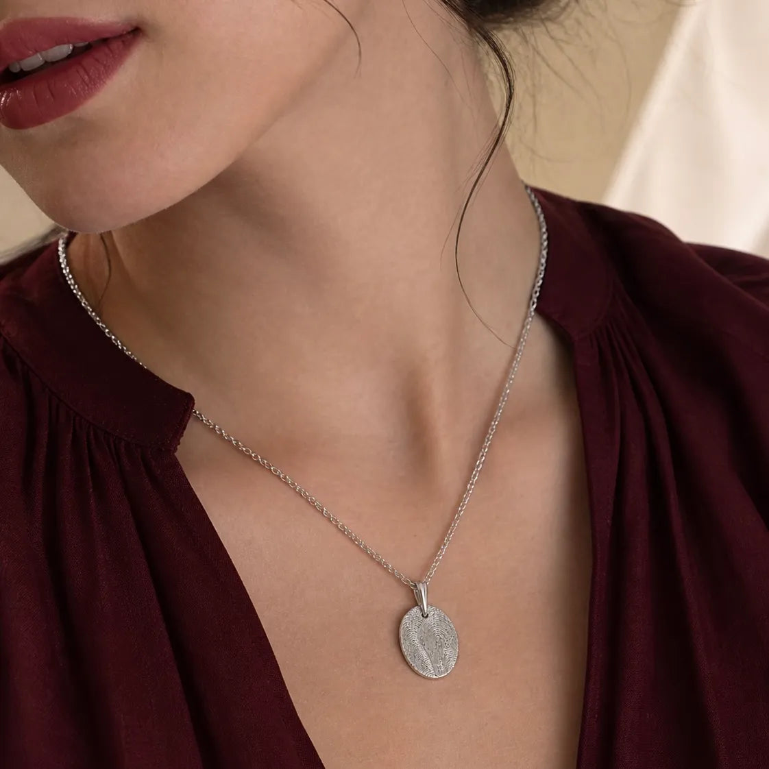 Oval Imprint Necklace
