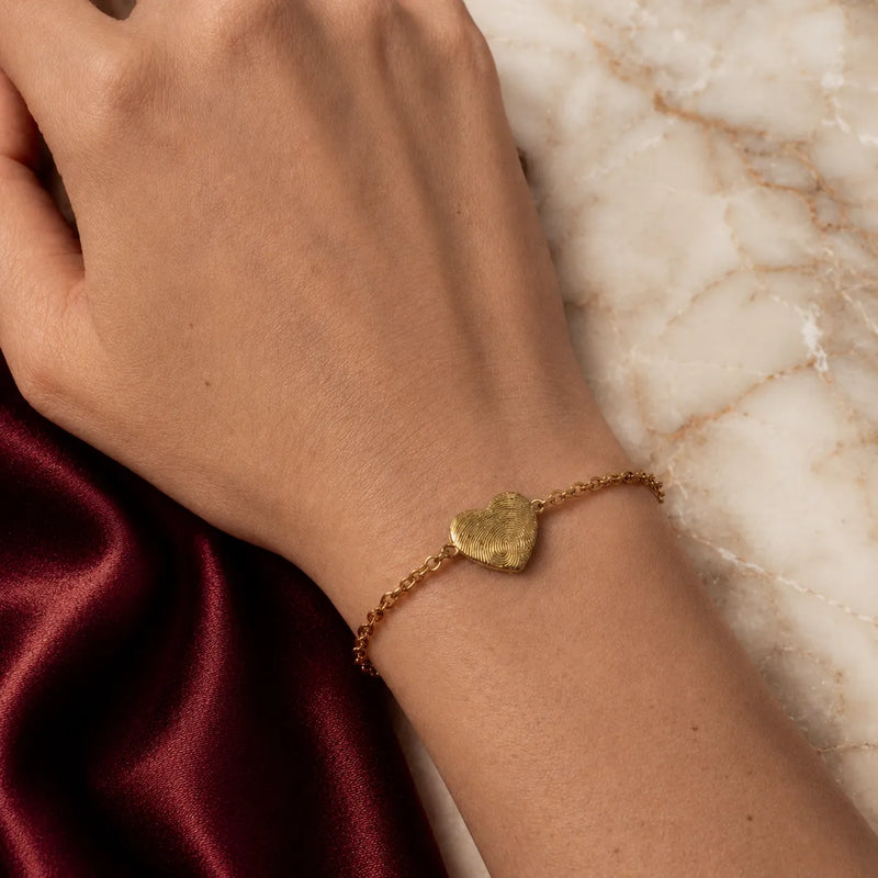 Heart Imprint Bracelet
