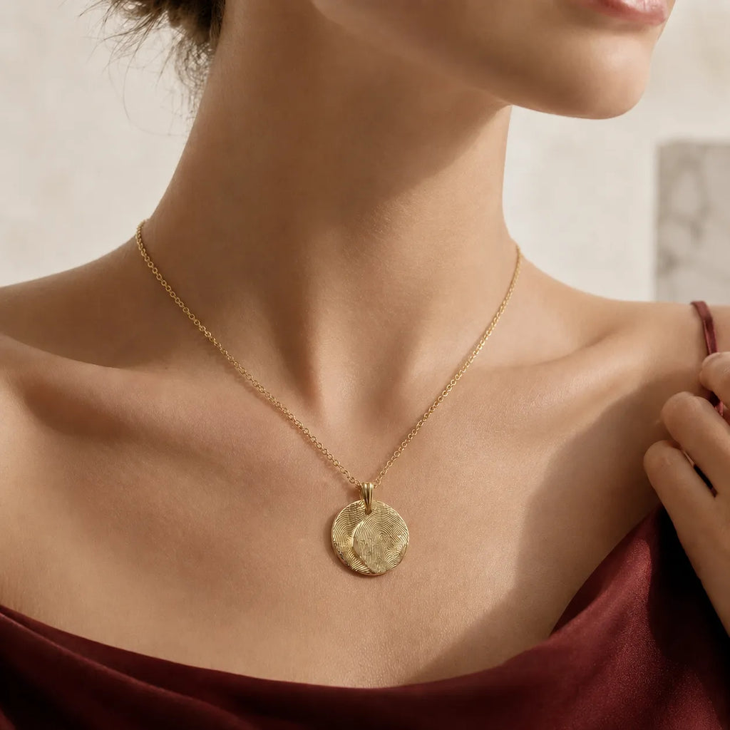 Round Imprint Necklace