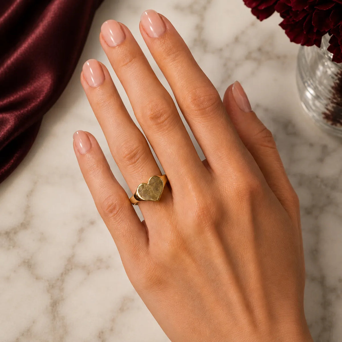Heart Imprint Ring