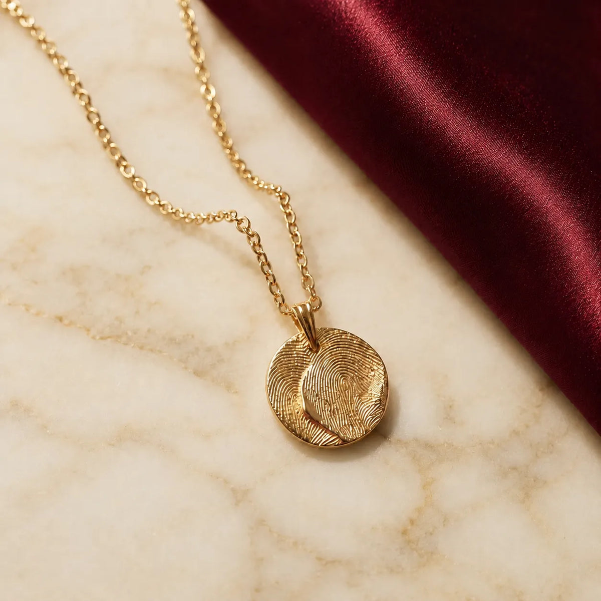 Round Imprint Necklace