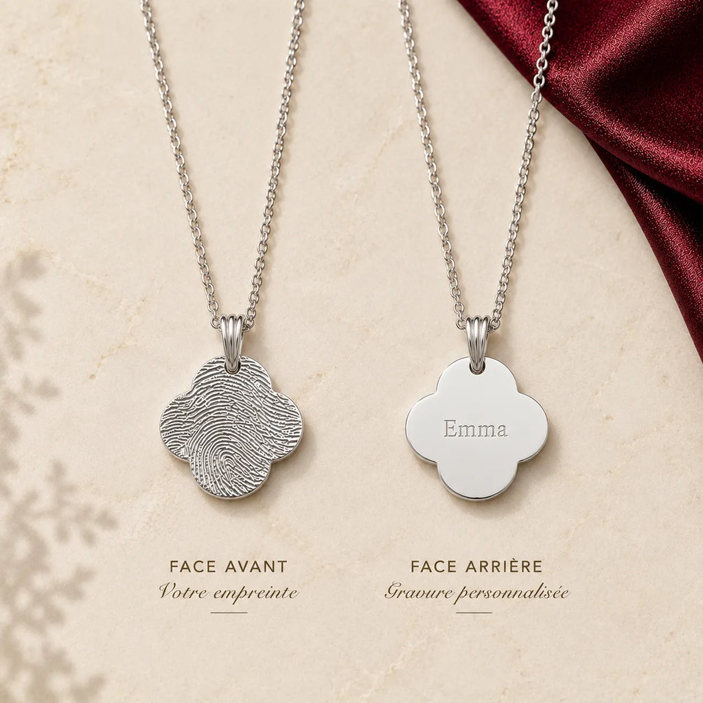 Clover Imprint Necklace