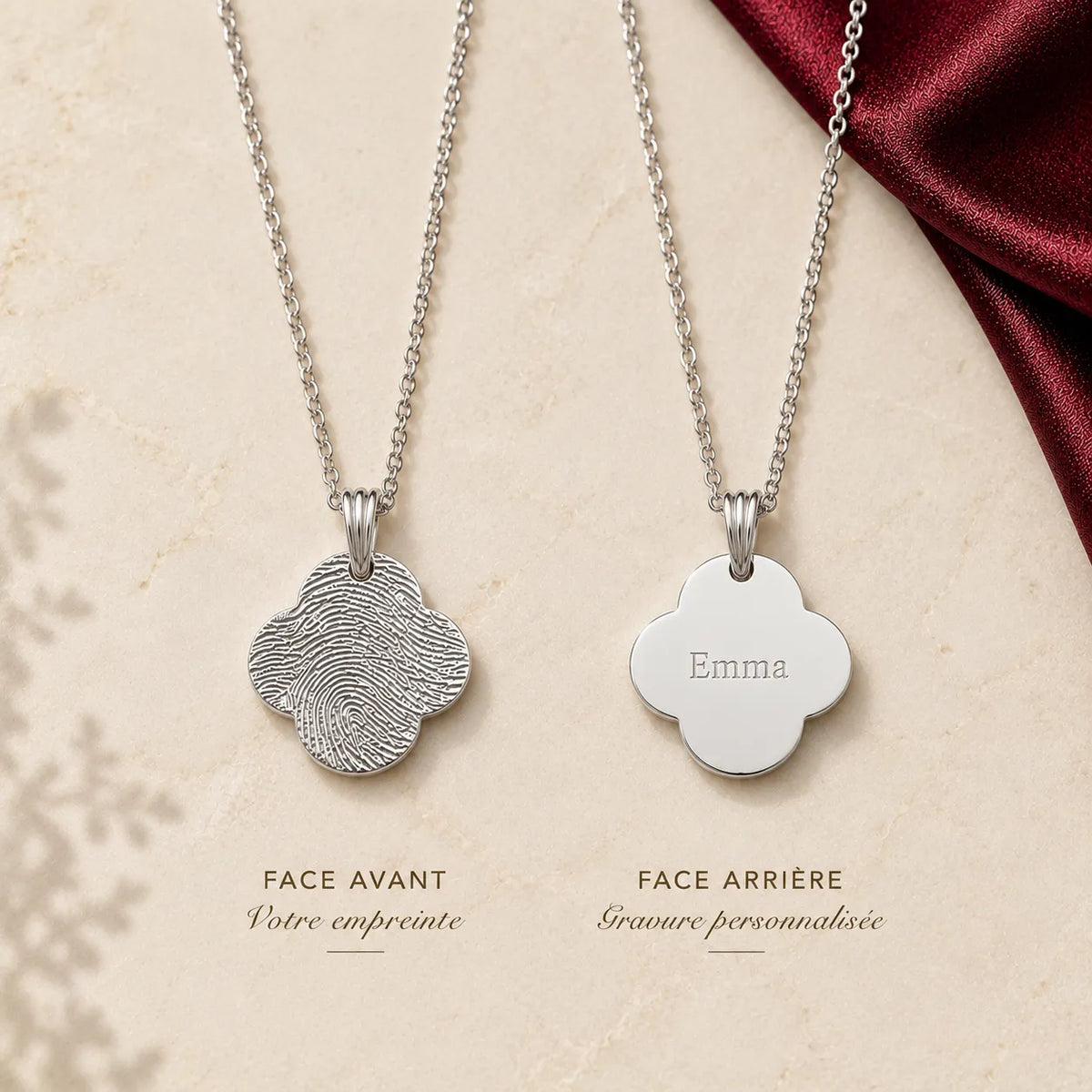 Clover Imprint Necklace