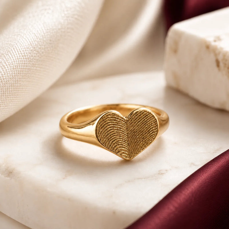 Heart Imprint Ring