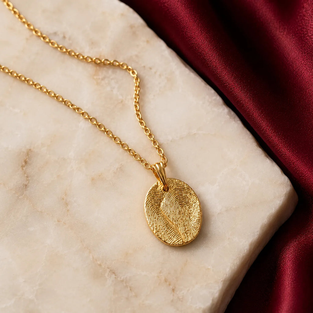 Oval Imprint Necklace