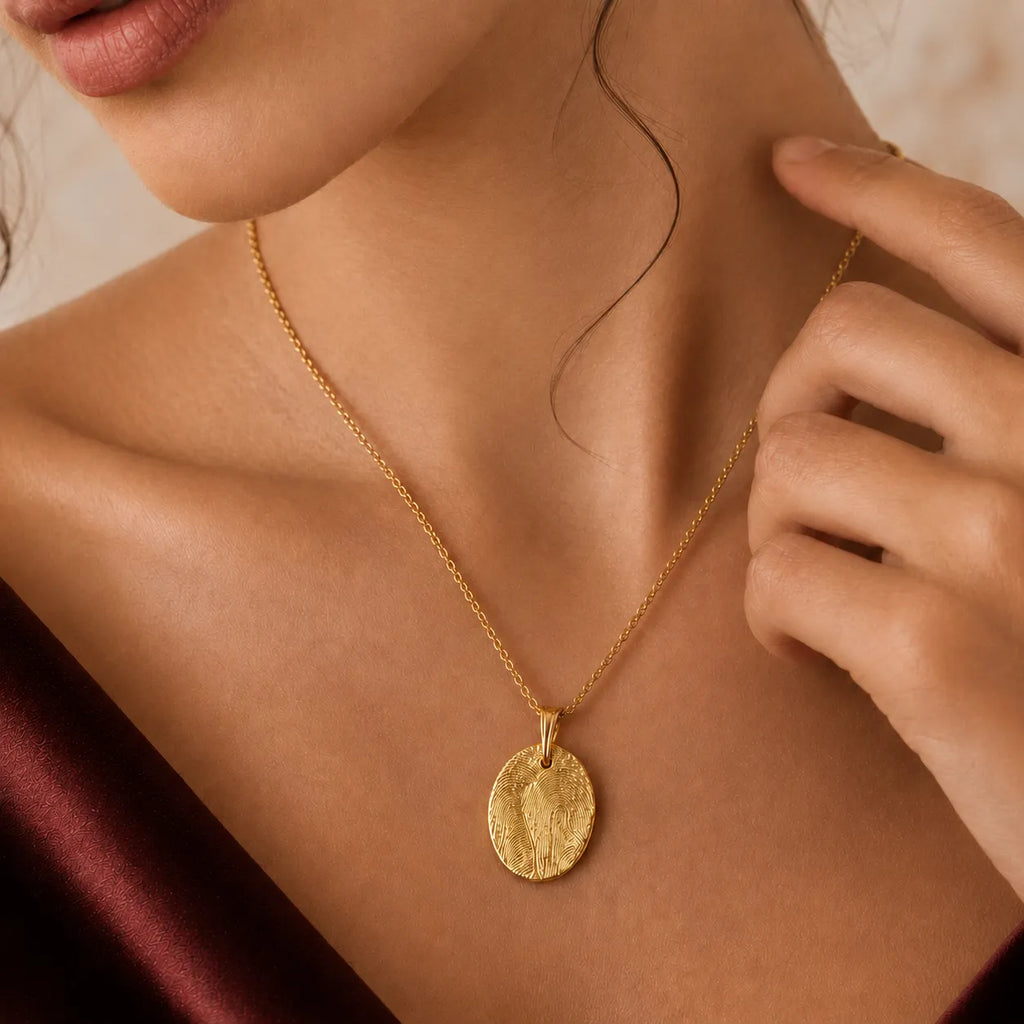 Oval Imprint Necklace