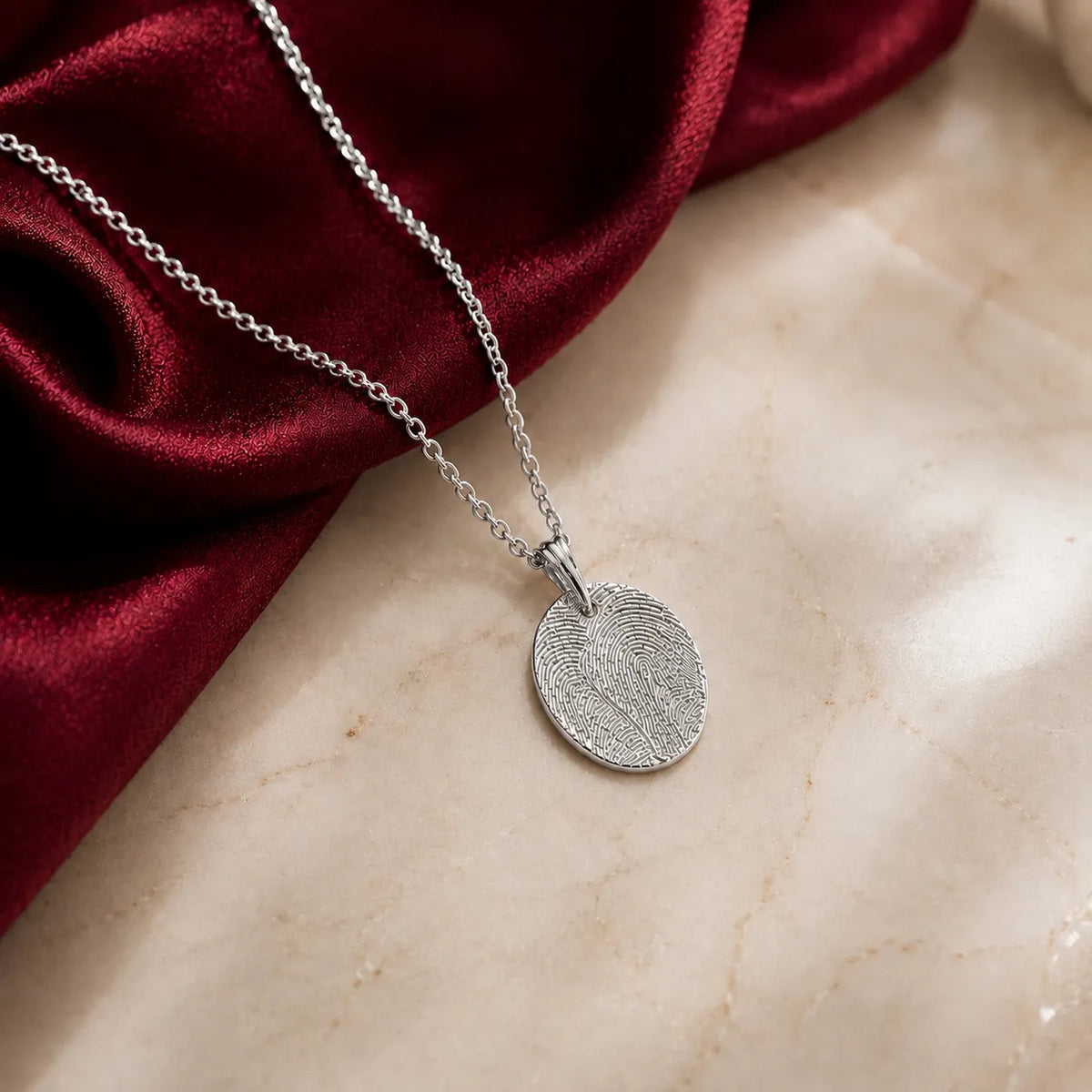Oval Imprint Necklace
