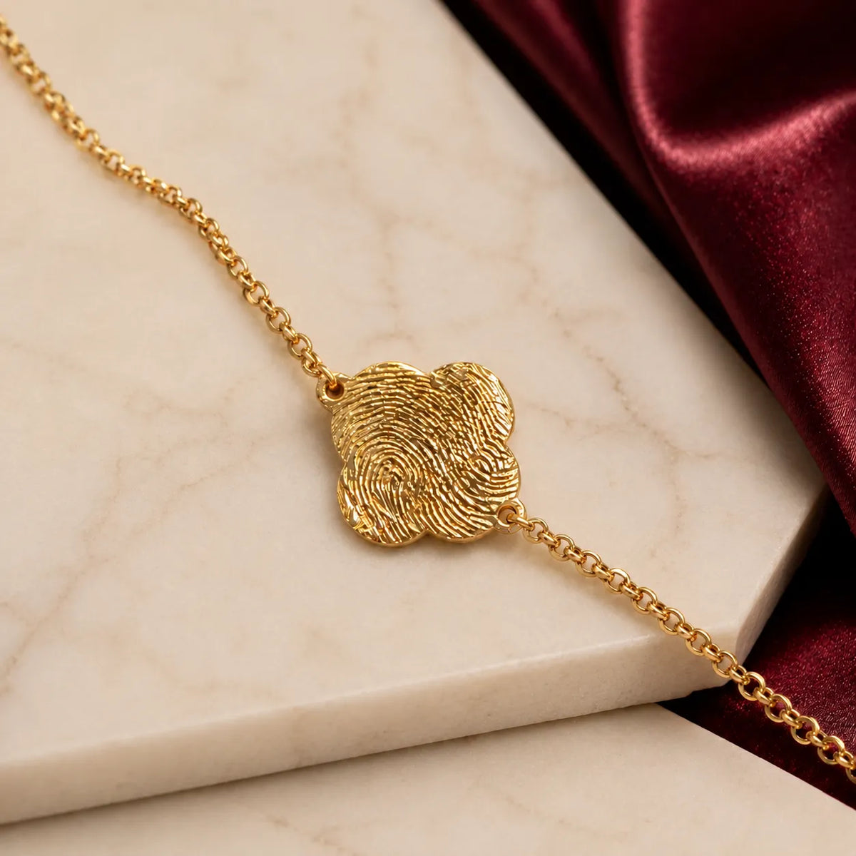 Clover Imprint Bracelet